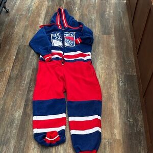 New York Ranger’s Men's Red and Blue onesie